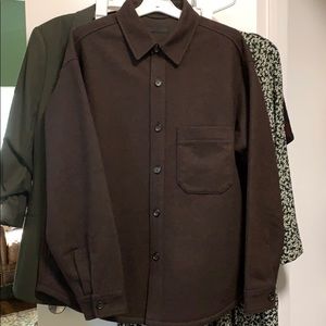 Uniqlo brown Over shirt Jacket